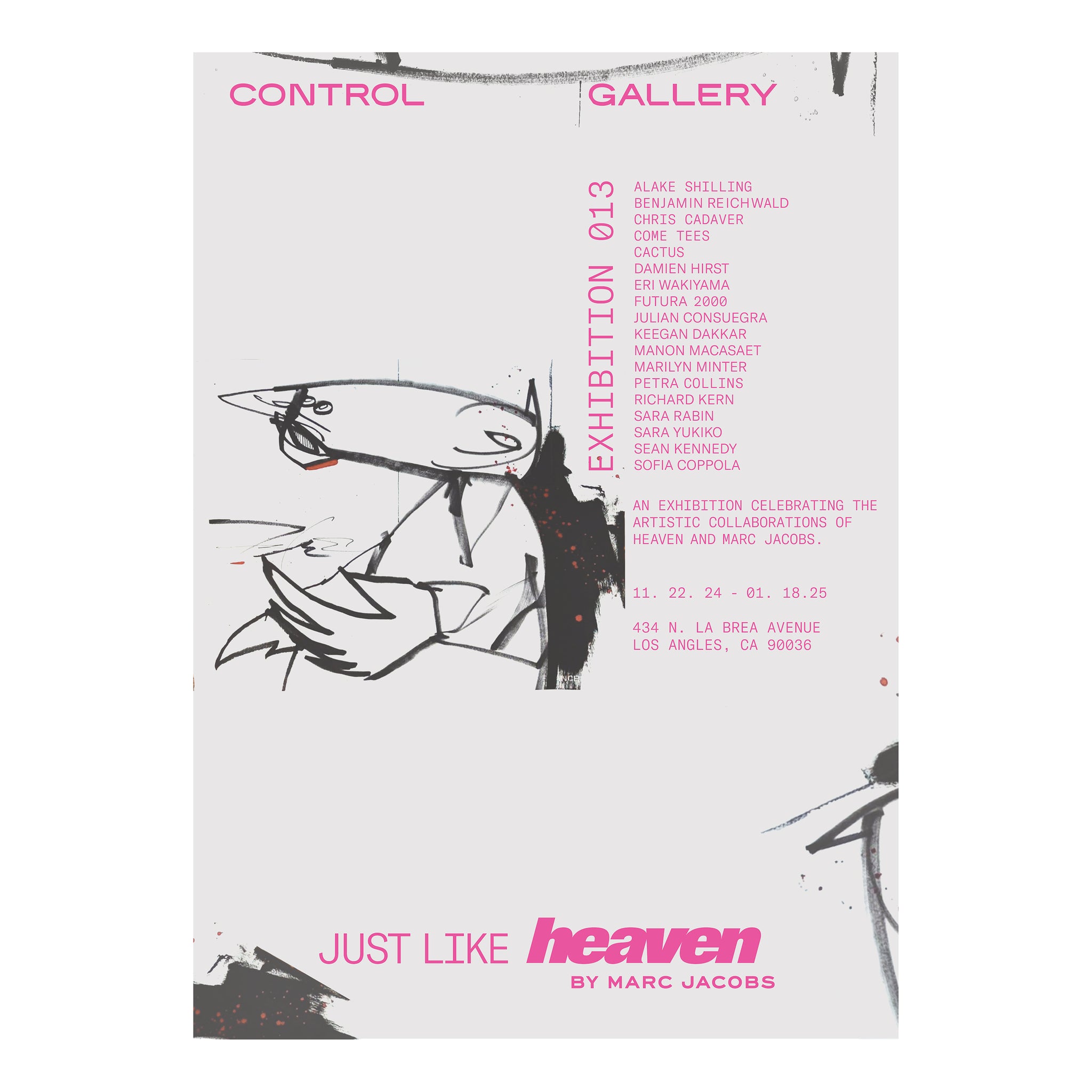 Exhibition 013: Just Like Heaven "FUTURA 2000" Show Poster